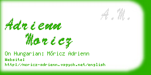 adrienn moricz business card