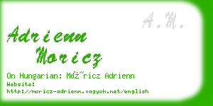 adrienn moricz business card